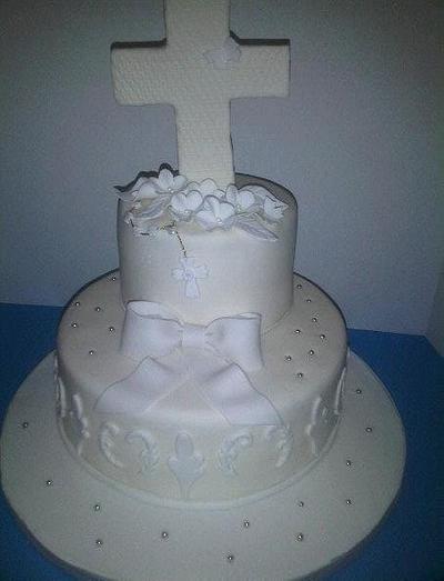 Communion Cake - Cake by Cindy