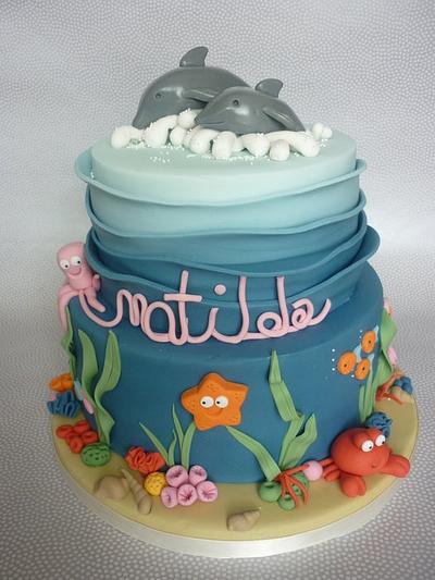 Under the sea - Cake by JollyScrumptious