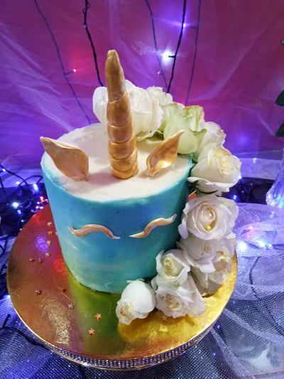 Magical Unicorn cake  - Cake by Priscascreations