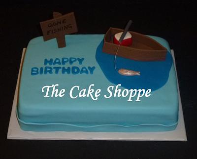 Gone Fishing cake - Cake by THE CAKE SHOPPE