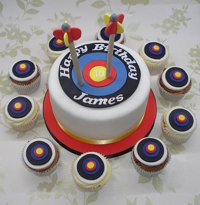 Archery cake - Cake by That Cake Lady