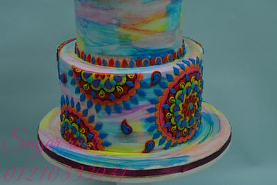 Bohemian style cake - Cake by Sara Mohamed