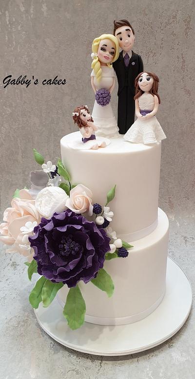 Wedding cake - Cake by Gabby's cakes