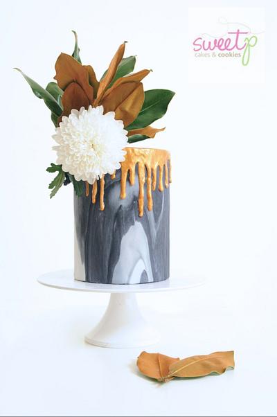 Moody Marble - Cake by SweetP Cakes and Cookies