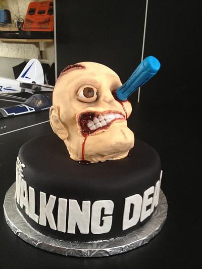Walking Dead Cake - Cake by Emily Foley