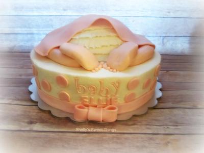 Baby bum - Cake by Shelly's Sweet Things