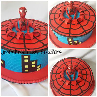 Spiderman Cake - Cake by Jeanette's Cake Creations and Courses
