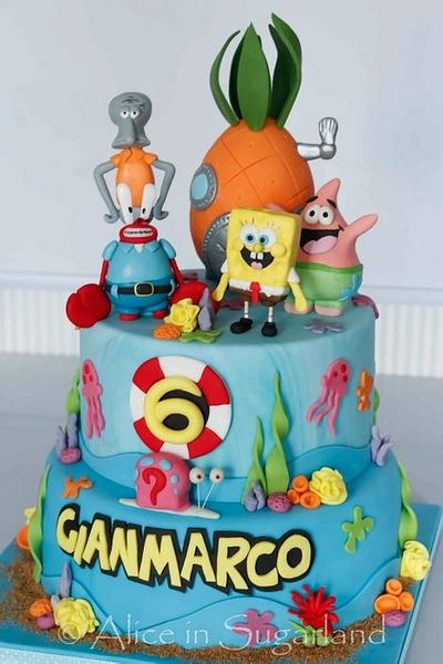Spongebob cake - Cake by Chicca D'Errico