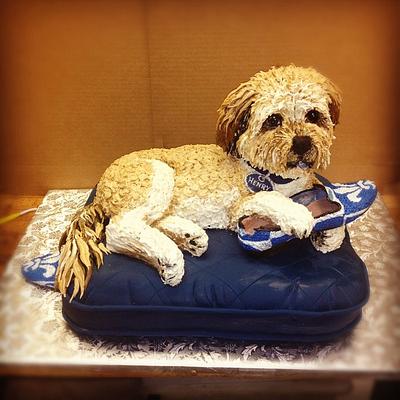 Some puppy like the shoes  - Cake by Svetlana 