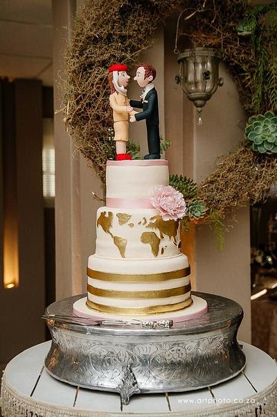 Aircrew get married! - Cake by Lulubelle's Bakes