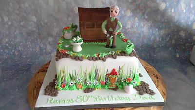 80th birthday cake - Cake by milkmade