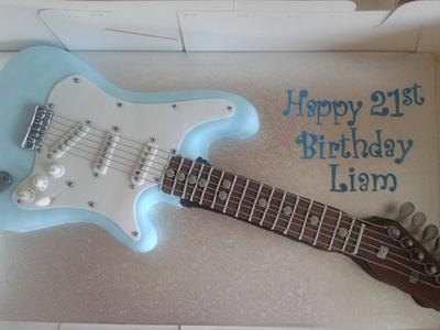 Electric Guitar - Cake by Little Cakes Of Art