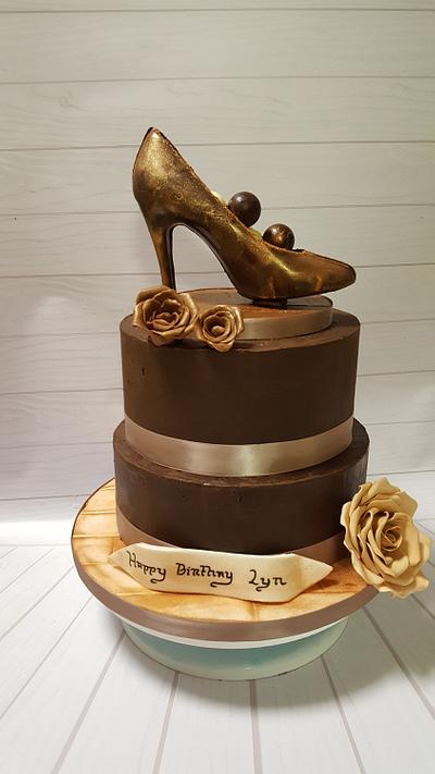 Chocolate themed  - Cake by lorna hynes