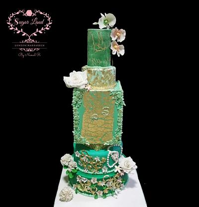 Wedding cake March 2018 - Cake by Sugar Land By Naoual 
