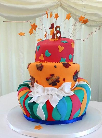 My First Topsy Turvy Cake - Cake by Fifi's Cakes