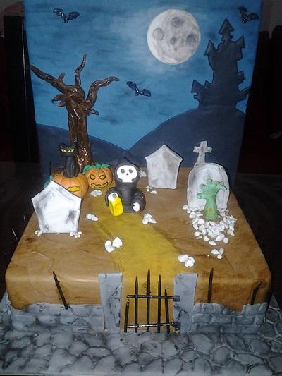 cemetery for Halloween - Cake by Nicoletta Celenta