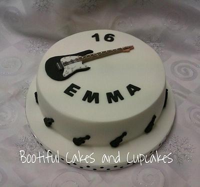 guitar cake - Cake by bootifulcakes