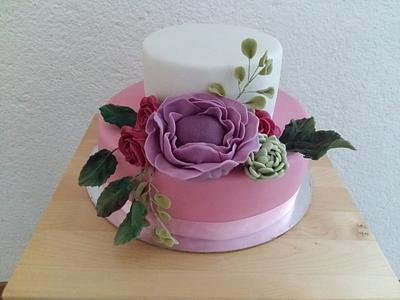Flowers cake - Cake by ZuzanaHabsudova