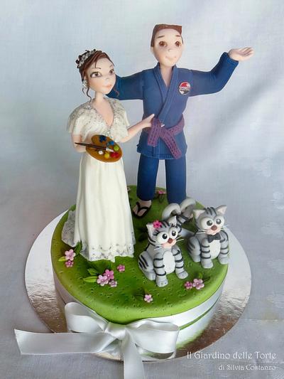 Wedding Cake Topper - Cake by Silvia Costanzo
