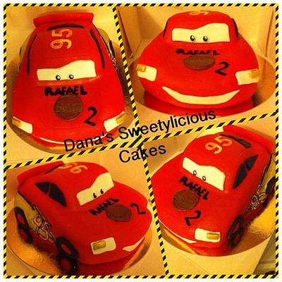 3d cars mcqueen cake - Cake by Dana Bakker