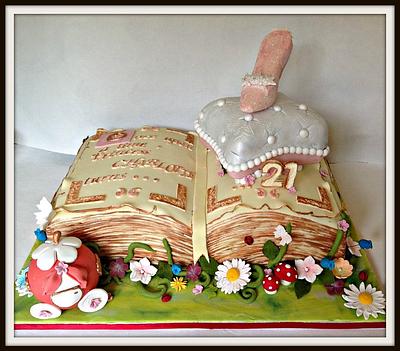 PRINCESS FAIRYTALE FANTACY BOOK  - Cake by LittleDzines