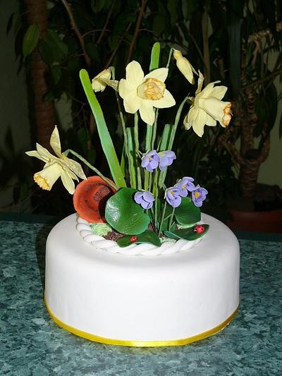 Spring works in the garden - Cake by Almaznin