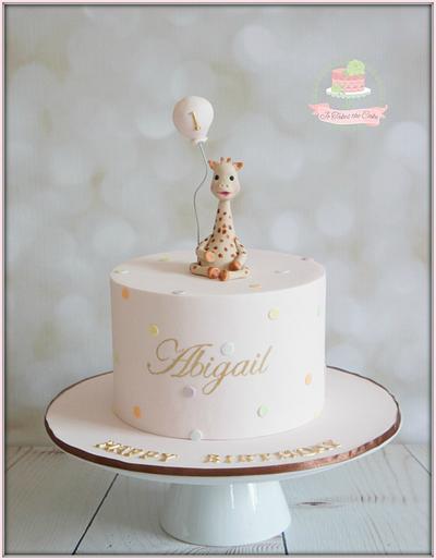 Sophie the Giraffe - Cake by Jo Finlayson (Jo Takes the Cake)