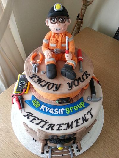 retirement cake - Cake by jncc25