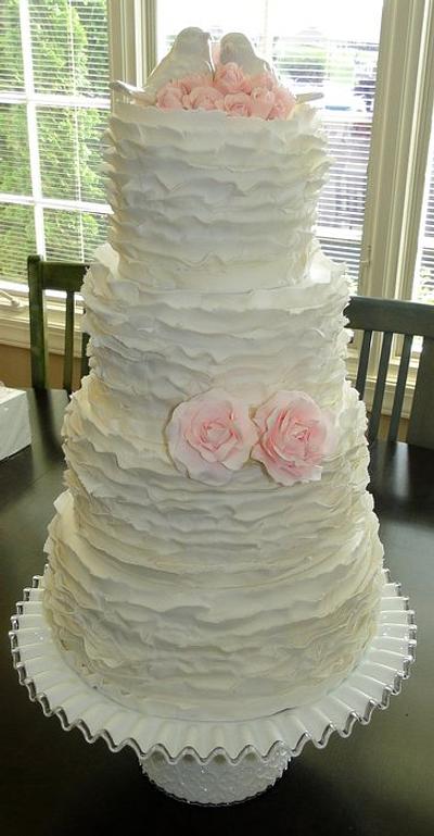 Vintage Wedding Cake - Cake by Connie Adkins