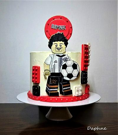 Lego - Stick figure - Cake by Daphne
