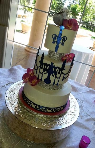 Chrystals and chandelier! - Cake by Olga