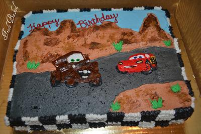 Cars Cake - Cake by Jamie Dixon