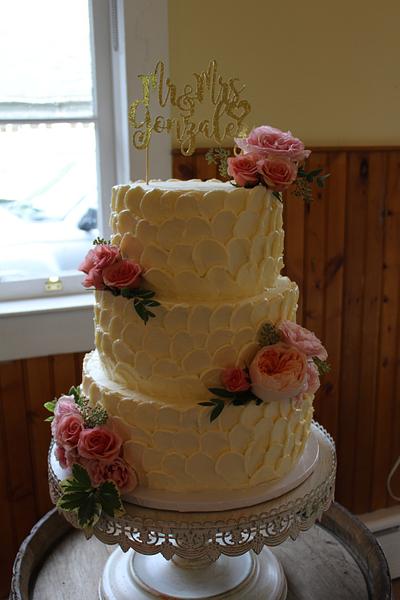 Farm wedding cake - Cake by Denise Makes Cakes