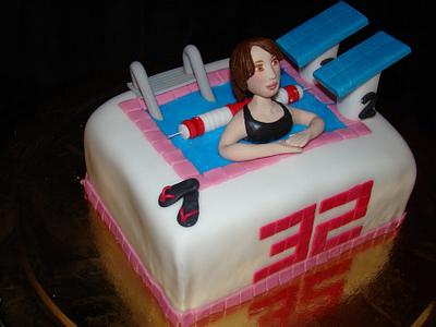 Swimming pool cake - Cake by Le Torte di Mary