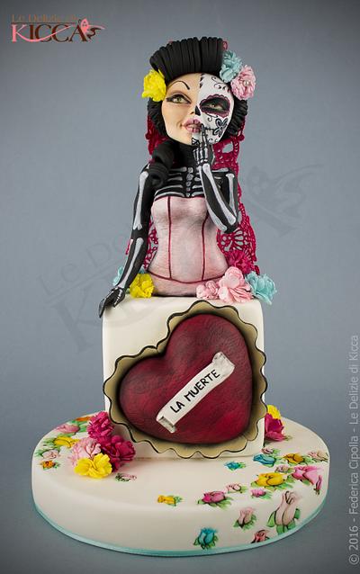 La muerte "Collaboration Sugar Skulls" - Cake by  Le delizie di Kicca