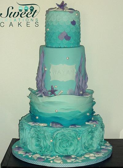 Under the sea themed cake - Cake by Sweet Creations Cakes