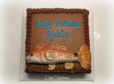 Red Drum Fish - Cake by Donna Tokazowski- Cake Hatteras, Martinsburg WV