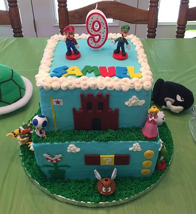 Super Mario Birthday  - Cake by Julie 