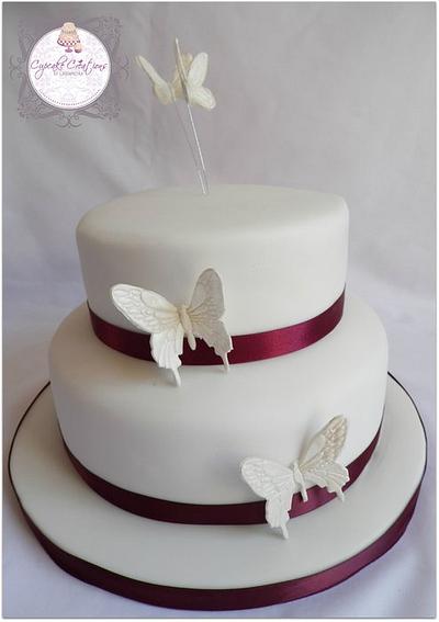 Butterfly Wedding Cake - Cake by Cupcakecreations