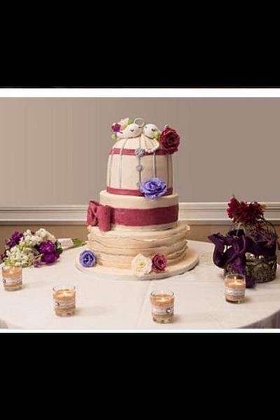 Modern Vintage Wedding  - Cake by Heidi