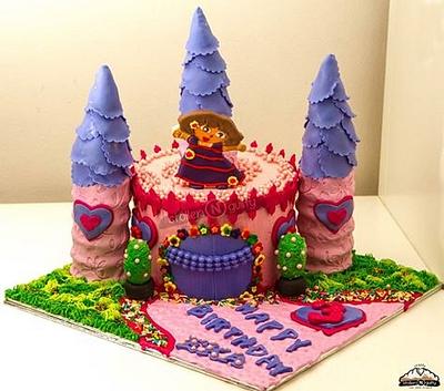 The Pink castle - Cake by Smitha Arun