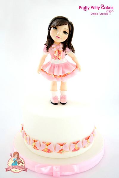 Momoka - Standing girl Cake  - Cake by SweetLin