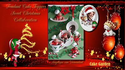 Sweet Christmas Collaboration Gingerbread Cookie men - Cake by Cake Garden 
