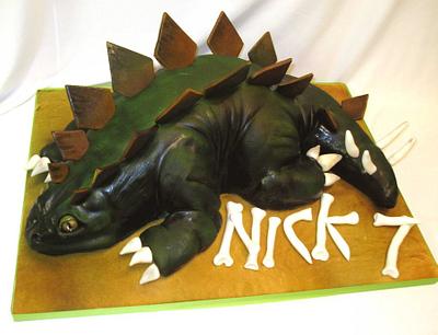 Dinosaur for Nich - Cake by Olga