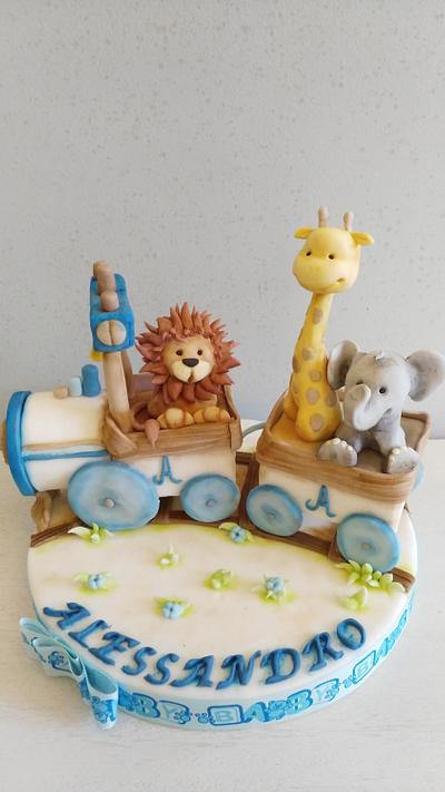 The Jungle train.... - Cake by BakeryLab