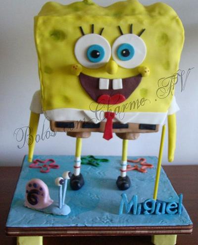 Sponge Bob birthday cake - Cake by canela