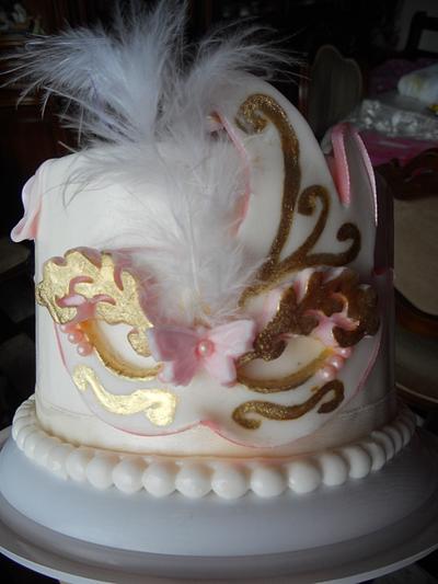 cake topper mask - Cake by Littlesweety cake