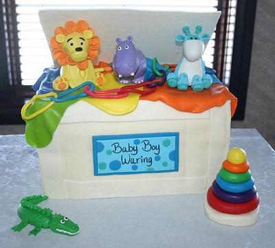 Noah's Ark Toy Box - Cake by TastyMemoriesCakes