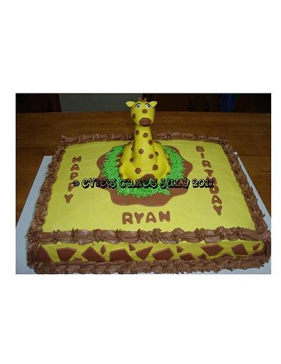 Giraffe Cake - Cake by BlueFairyConfections
