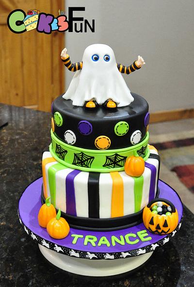 Ghost Trick or Treater - Cake by Cakes For Fun